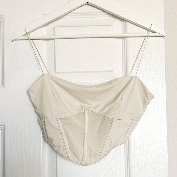 MESHKI Jada Mesh Corset Bustier Top - Picture 3 of 7